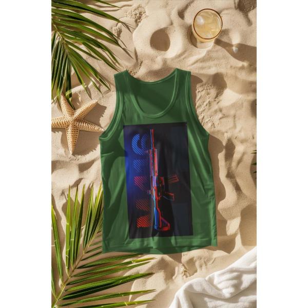 M416 Tank Top Bottle Green