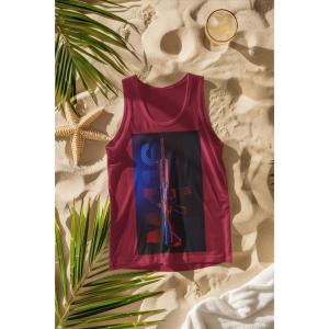 M416 Tank Top Maroon