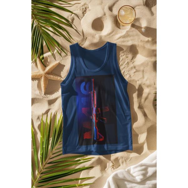 M416 Tank Top Navy Blue