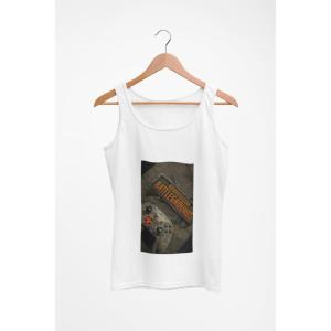 PlayerUnknown's BattleGrounds Tank Top White