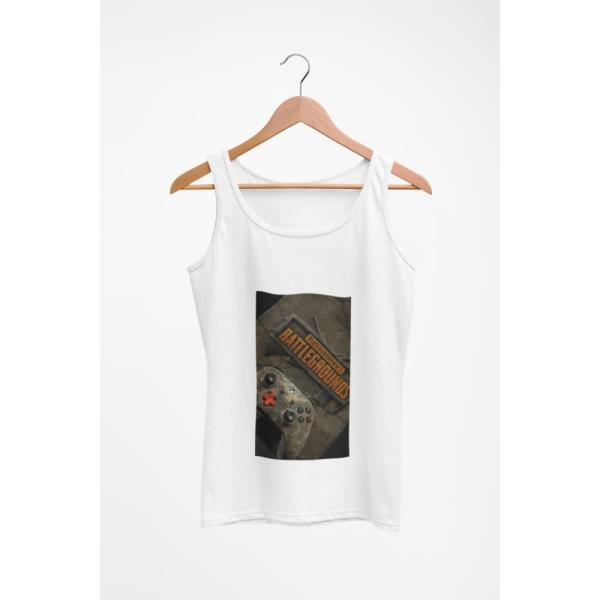 PlayerUnknown's BattleGrounds Tank Top White PlayerUnknown's BattleGrounds Tank Top White