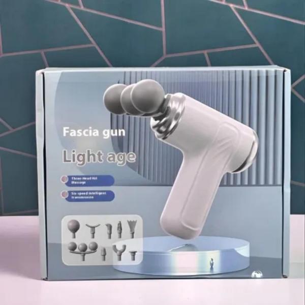 Fascia Gun Light Age 3-Head Deep Tissue Massage Gun