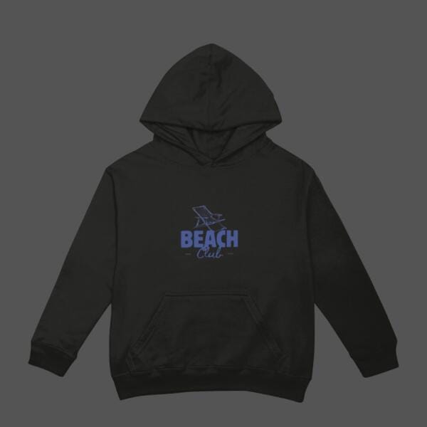 Beach Club Hoodie Black