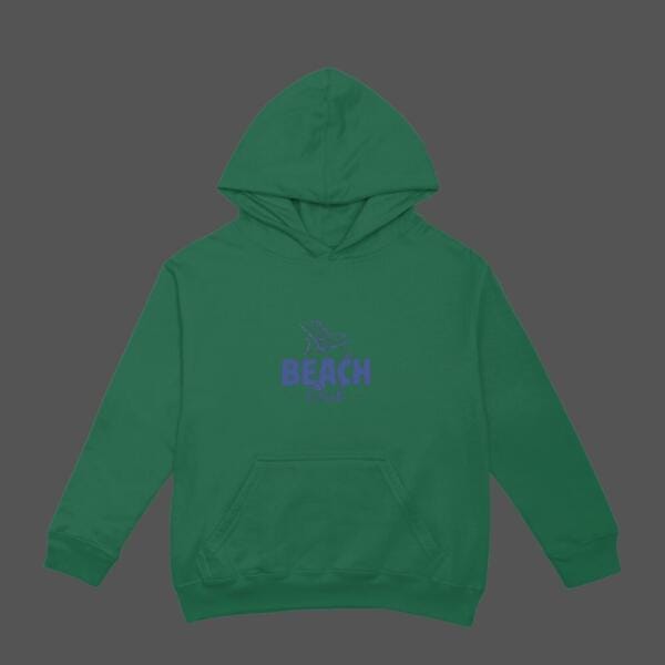Beach Club Hoodie Bottle Green