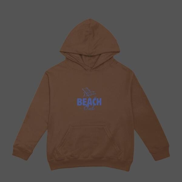 Beach Club Hoodie Brown