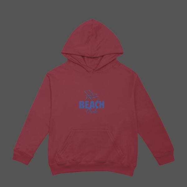 Beach Club Hoodie Maroon
