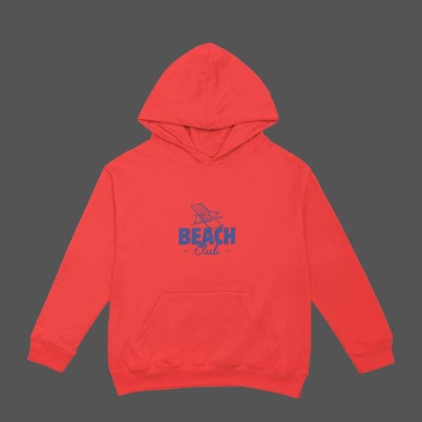 Beach Club Hoodie Red