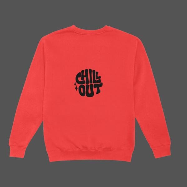 Chill Out Sweatshirt Red