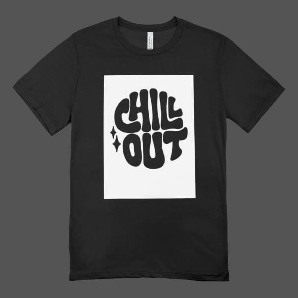 Chill Out T-shirt Black