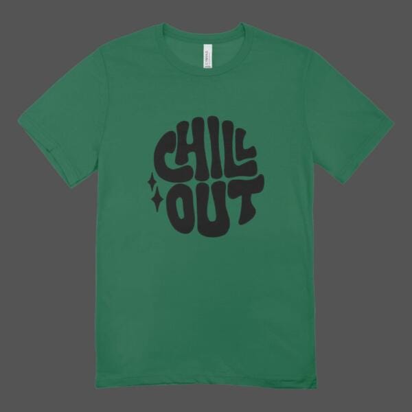 Chill Out T-shirt Bottle Green