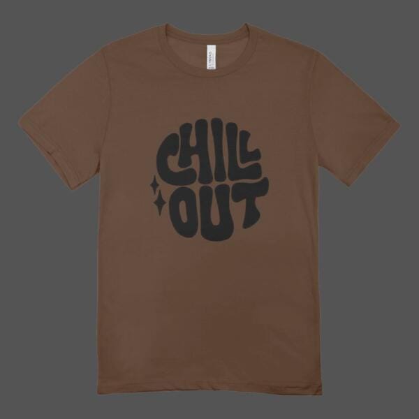 Chill Out T-shirt Brown