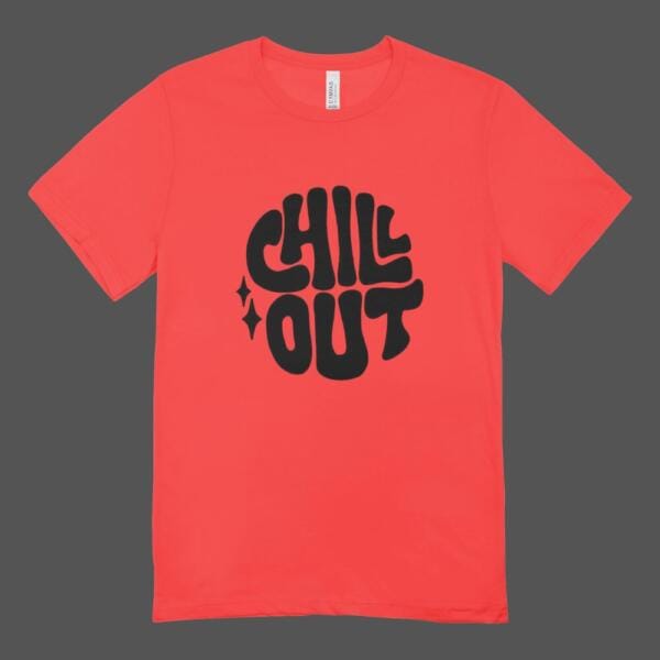 Chill Out T-shirt Red