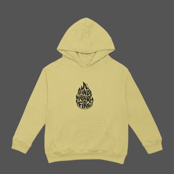 Find Your Fire Hoodie Beige
