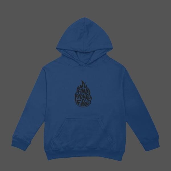 Find Your Fire Hoodie Navy Blue