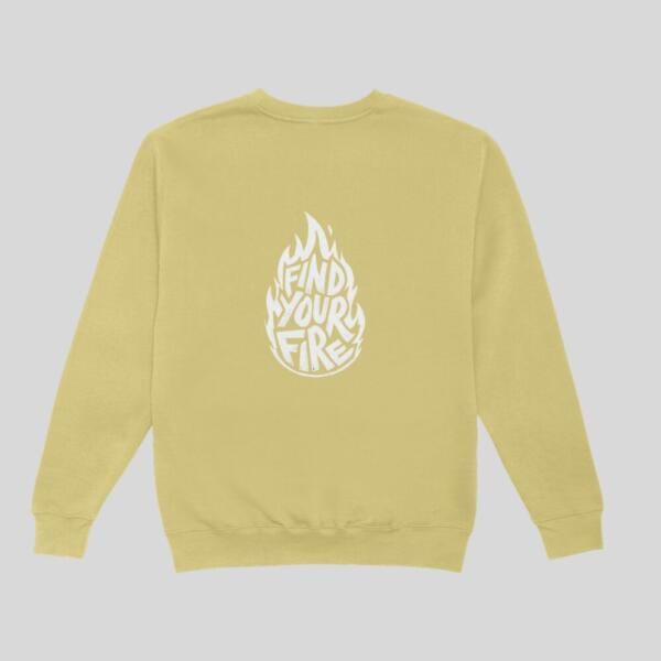 Find Your Fire Sweatshirt Beige