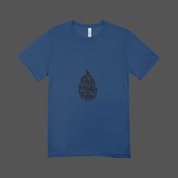 Find Your Fire T-shirt Navy Blue