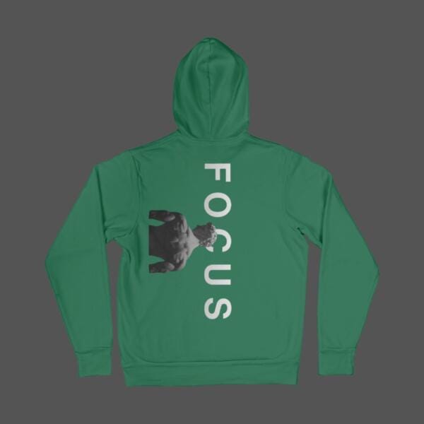 Focus Hoodie Bottle Green