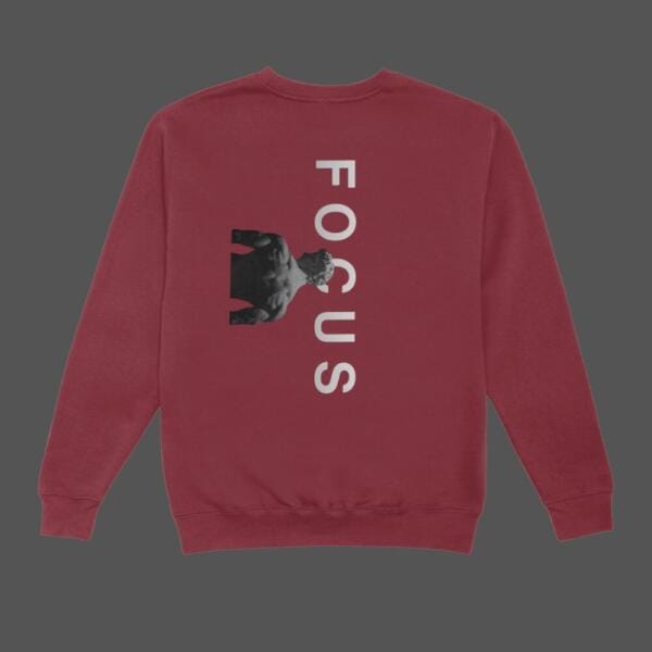 Focus Sweatshirt Maroon