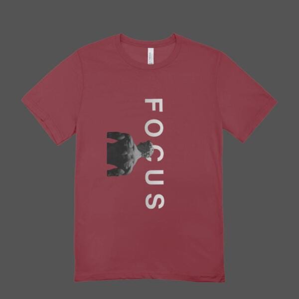 Focus T-shirt Maroon