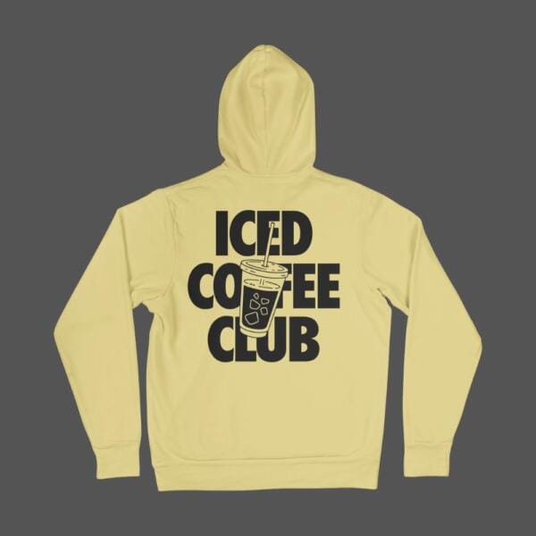 Iced Coffee Club Hoodie Beige