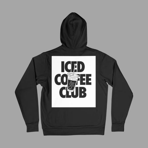 Iced Coffee Club Hoodie Black