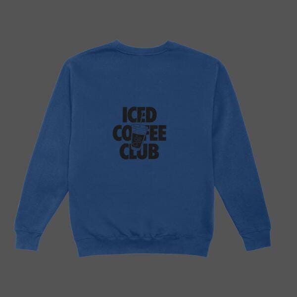 Iced Coffee Club Sweatshirt Navy Blue