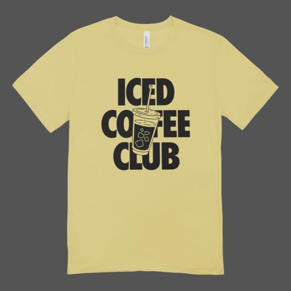 Iced Coffee Club T-shirt Beige