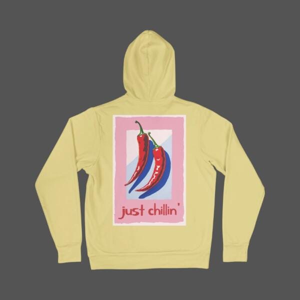 Just Chilling Hoodie Beige