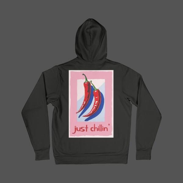 Just Chilling Hoodie Black