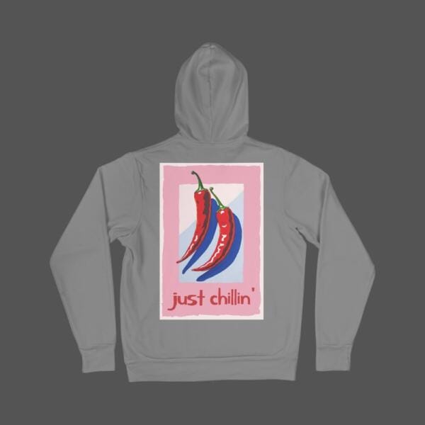 Just Chilling Hoodie Grey