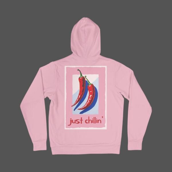 Just Chilling Hoodie Pink