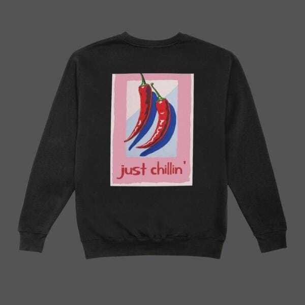 Just Chilling Sweatshirt Black