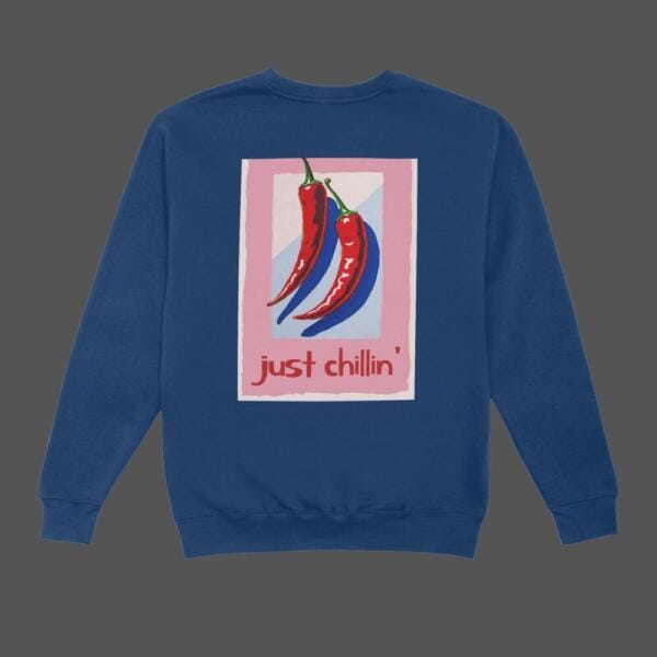 Just Chilling Sweatshirt Navy Blue
