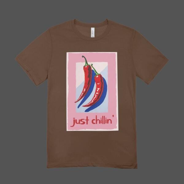 Just Chilling T-shirt Brown