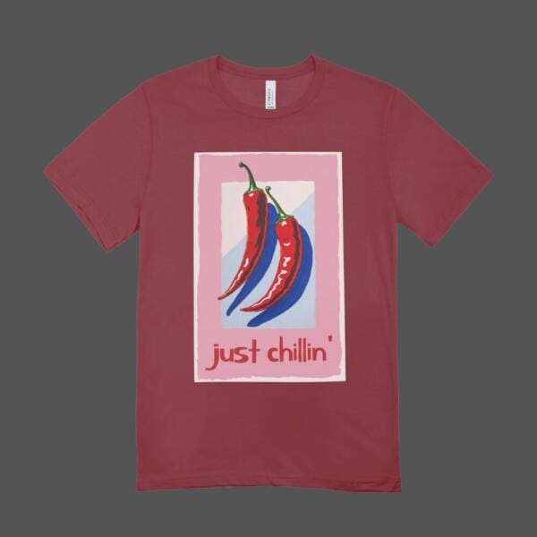 Just Chilling T-shirt Maroon