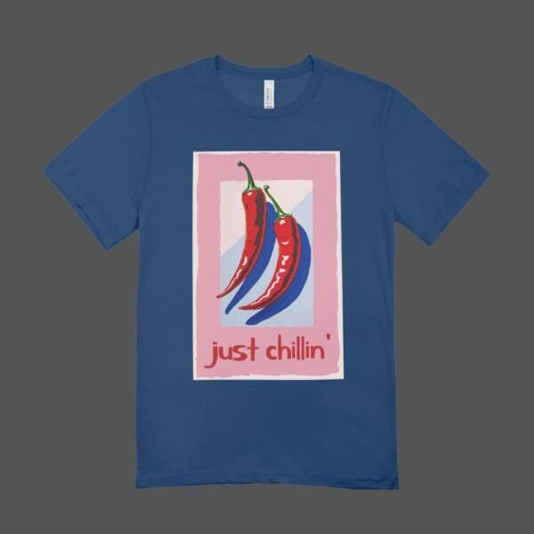 Just Chilling T-shirt Navy Blue