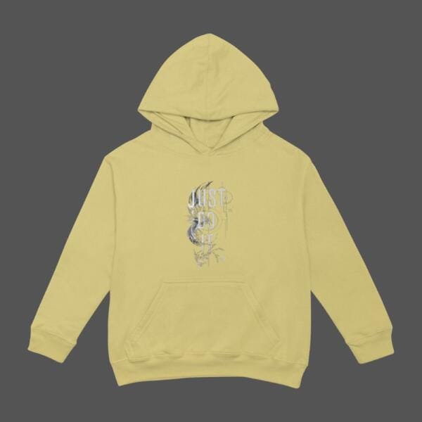 Just Do It Hoodie Beige