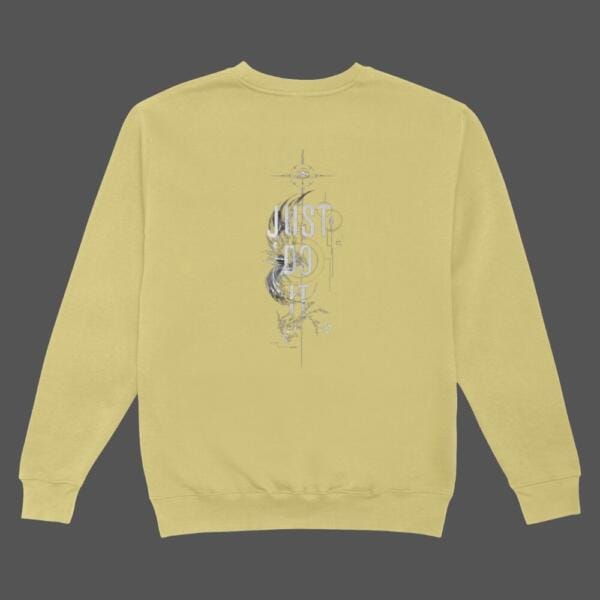 Just Do It Sweatshirt Beige