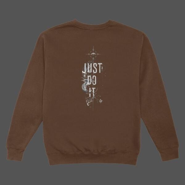 Just Do It Sweatshirt Brown