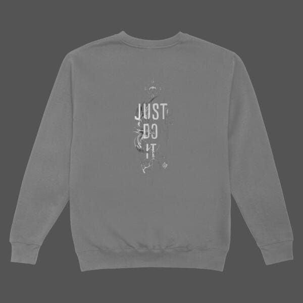 Just Do It Sweatshirt Grey