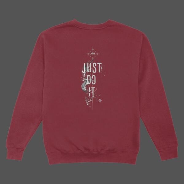 Just Do It Sweatshirt Maroon