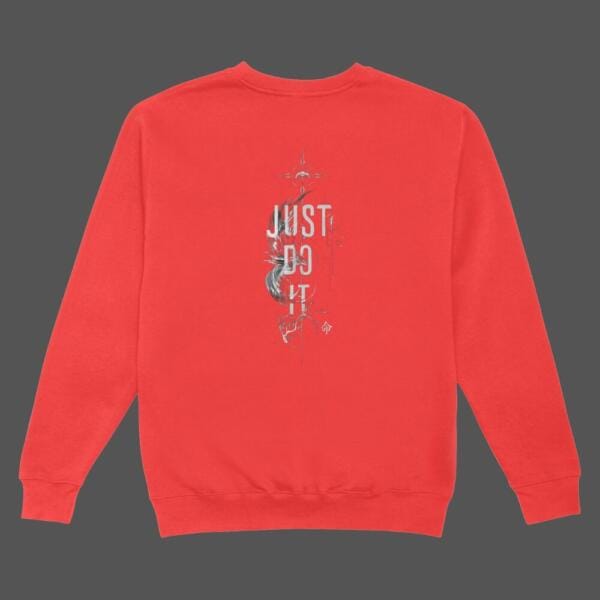 Just Do It Sweatshirt Red