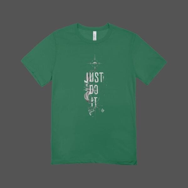 Just Do It T-shirt Bottle Green