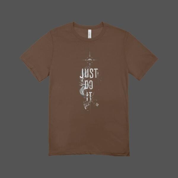 Just Do It T-shirt Brown