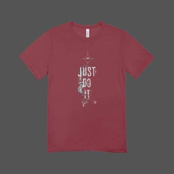 Just Do It T-shirt Maroon