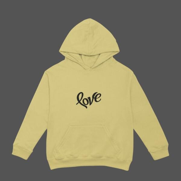 Love Hoodie Beige