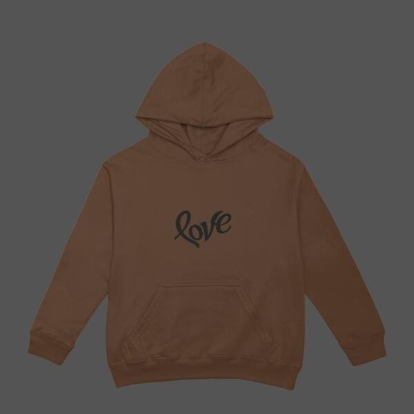 Love Hoodie Brown