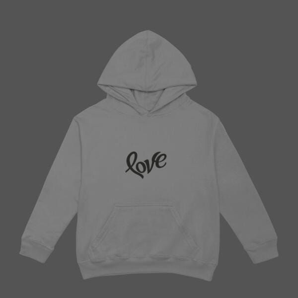 Love Hoodie Grey