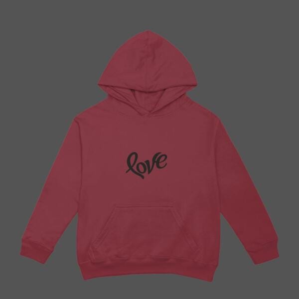 Love Hoodie Maroon