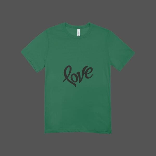 Love T-shirt Bottle Green